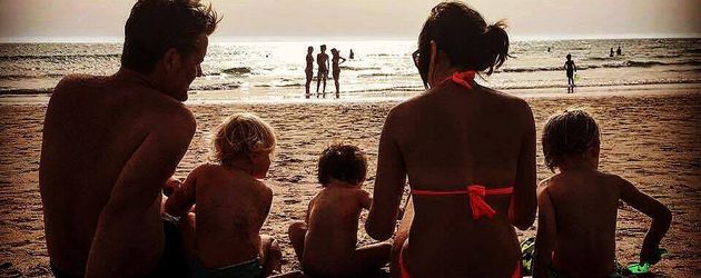 André Dietz mit Familie im Urlaub André Dietz mit Familie im Urlaub