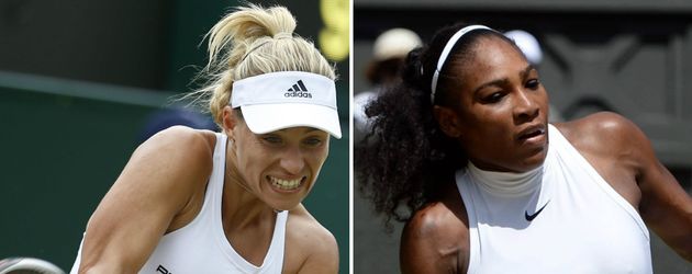Tennis-Stars Angelique Kerber und Serena Williams Tennis-Stars Angelique Kerber und Serena Williams