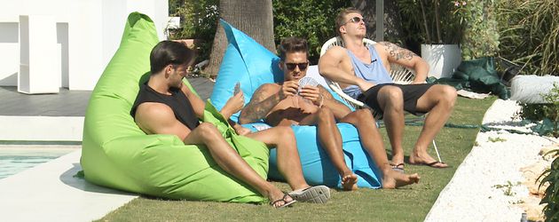 Arnold, Marco und David bei "Die Bachelorette", Folge 5 Arnold, Marco und David bei "Die Bachelorette", Folge 5