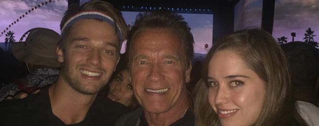 Arnold Schwarzenegger, Patrick Schwarzenegger und Christina Schwarzenegger Arnold Schwarzenegger, Patrick Schwarzenegger und Christina Schwarzenegger