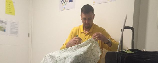 Australischer Basketballspieler Andrew Bogut Australischer Basketballspieler Andrew Bogut