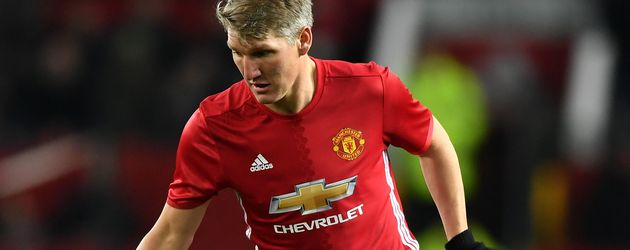 Bastian Schweinsteiger auf dem Platz Bastian Schweinsteiger auf dem Platz