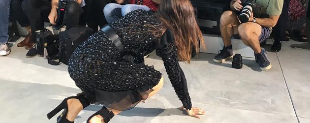 Bella Hadid auf der New York Fashion Week 2016 Bella Hadid auf der New York Fashion Week 2016