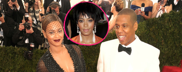 Beyonce, Jay-Z und Solange Knowles Beyonce, Jay-Z und Solange Knowles