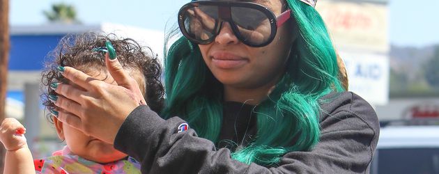 Blac Chyna mit ihrer Tochter Dream in Los Angeles Blac Chyna mit ihrer Tochter Dream in Los Angeles