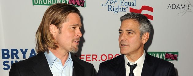 Brad Pitt und George Clooney Brad Pitt und George Clooney