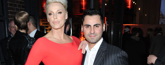 Brigitte Nielsen und Mattia Dessi Brigitte Nielsen und Mattia Dessi