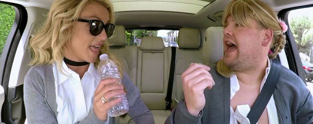 Britney Spears und James Corden beim Carpool Karaoke Britney Spears und James Corden beim Carpool Karaoke