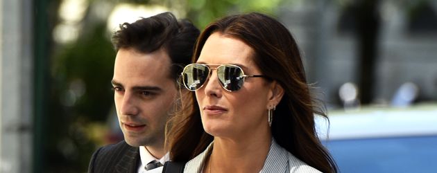 Brooke Shields vor dem Strafgericht in Manhattan Brooke Shields vor dem Strafgericht in Manhattan