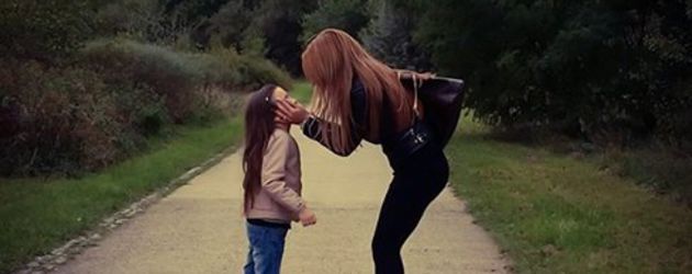 Julia Jasmin Rühle mit ihrer Tochter Julia Jasmin Rühle mit ihrer Tochter