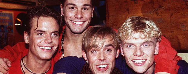 Lee Baxter, Eloy de Jong, Benjamin Boyce & Bastiaan Ragas (v.l.) 1994 bei GZSZ Lee Baxter, Eloy de Jong, Benjamin Boyce & Bastiaan Ragas (v.l.) 1994 bei GZSZ