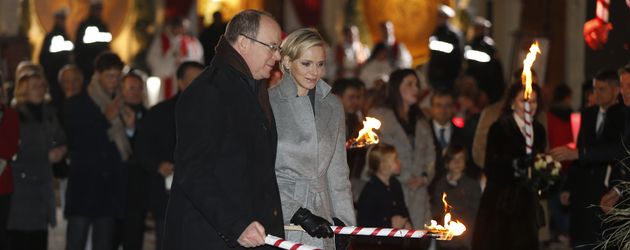 Fürstin Charlène und Albert II von Monaco Fürstin Charlène und Albert II von Monaco
