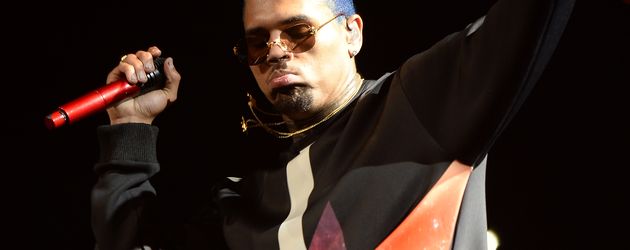 Chris Brown auf der Bühne Chris Brown auf der Bühne