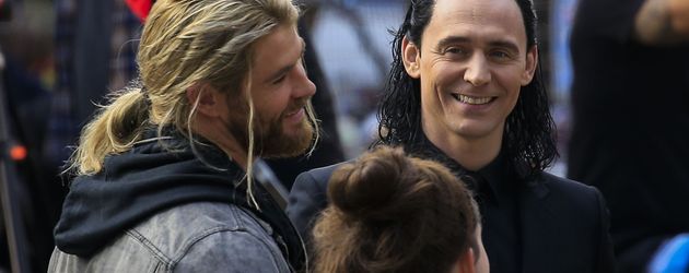 Chris Hemsworth und Tom Hiddleston beim "Thor: Ragnarok"-Dreh in Brisbane Chris Hemsworth und Tom Hiddleston beim "Thor: Ragnarok"-Dreh in Brisbane