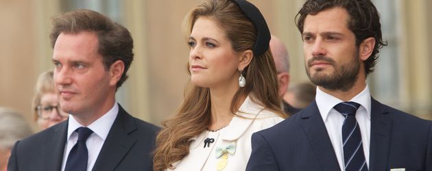 Prinz Carl Philip von Schweden, Madeleine von Schweden und Chris O'Neill Prinz Carl Philip von Schweden, Madeleine von Schweden und Chris O'Neill