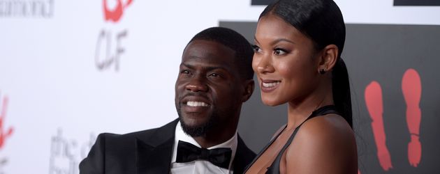 Comedian Kevin Hart und seine Frau Eniko Parrish Comedian Kevin Hart und seine Frau Eniko Parrish