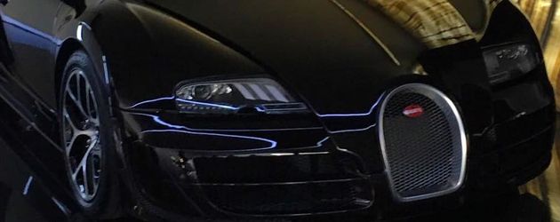Cristiano Ronaldos Auto, ein Bugatti Cristiano Ronaldos Auto, ein Bugatti