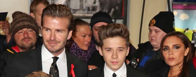 David Beckham, Victoria Beckham und Brooklyn Beckham David Beckham, Victoria Beckham und Brooklyn Beckham