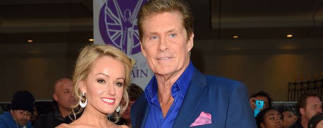 David Hasselhoff und Hayley Roberts David Hasselhoff und Hayley Roberts