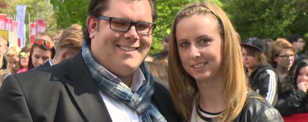 Dennis Schick und Nadine beim Bild-Renntag 2016 Dennis Schick und Nadine beim Bild-Renntag 2016