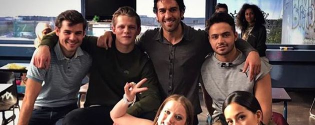 "Fack ju Göhte"-Cast (v.l.): Lucas Reiber, M. v. d. Groben, E. M'Barek, A. Arami, J. Haase, G. Emre "Fack ju Göhte"-Cast (v.l.): Lucas Reiber, M. v. d. Groben, E. M'Barek, A. Arami, J. Haase, G. Emre