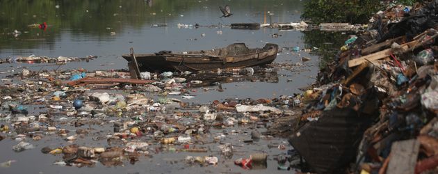 Die Bucht von Guanabara im Juli 2015 Die Bucht von Guanabara im Juli 2015