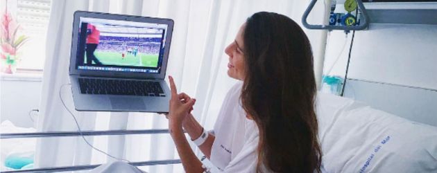 Lucia Villalon, die Freundin von Fußball-Star Chicharito, im Krankenhaus Lucia Villalon, die Freundin von Fußball-Star Chicharito, im Krankenhaus