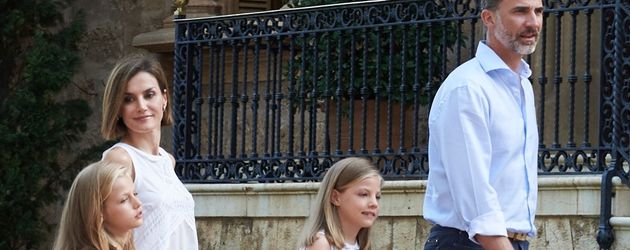 Prinzessin Letizia, Prinz Felipe von Spanien, Prinzessin Leonor von Spanien und Prinzessin Sofía von Prinzessin Letizia, Prinz Felipe von Spanien, Prinzessin Leonor von Spanien und Prinzessin Sofía von