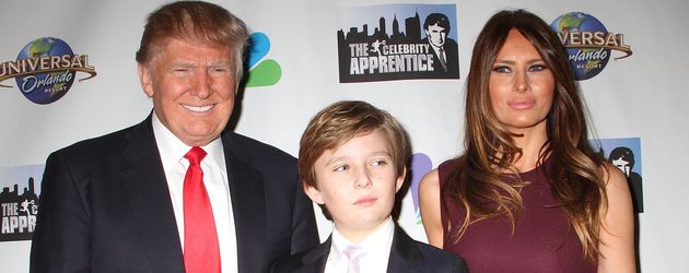 Donald, Melania und Barron Trump in New York Donald, Melania und Barron Trump in New York
