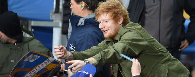 Ed Sheeran bei einem NBC-Auftritt in New York Ed Sheeran bei einem NBC-Auftritt in New York