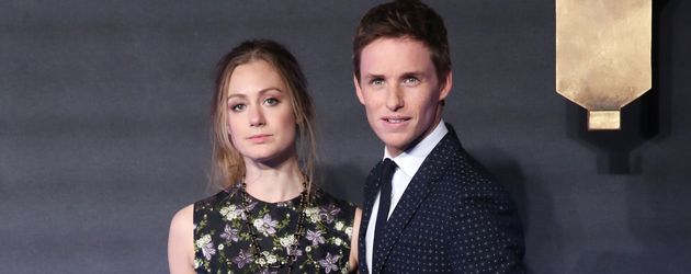 Hannah Bagshawe und Eddie Redmayne im November 2016 bei einer Filmpremiere in London Hannah Bagshawe und Eddie Redmayne im November 2016 bei einer Filmpremiere in London