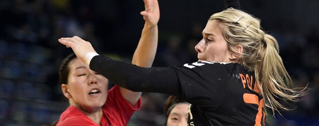 Estavana Polman bei der Qualifikation für die Olympischen Spiele in Rio 2016 Estavana Polman bei der Qualifikation für die Olympischen Spiele in Rio 2016