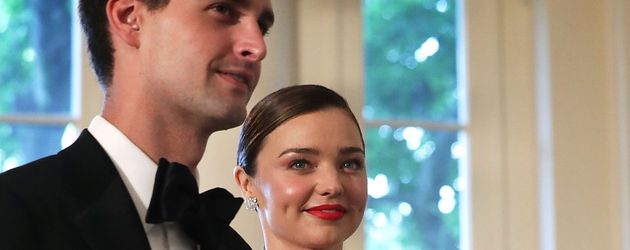 Evan Spiegel und Miranda Kerr zu Besuch bei den Obamas Evan Spiegel und Miranda Kerr zu Besuch bei den Obamas