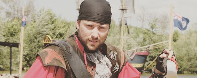 Felix von Jascheroff als Pirat Felix von Jascheroff als Pirat