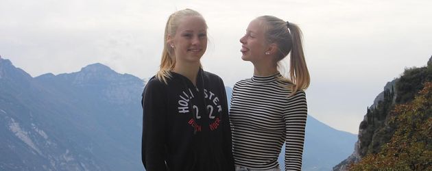 Social-Media-Stars Finja und Svea am Gardasee Social-Media-Stars Finja und Svea am Gardasee