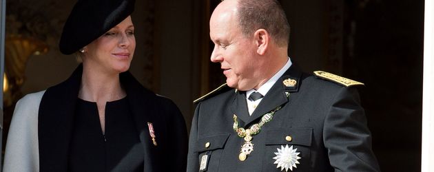 Fürstin Charlène und Albert II von Monaco Fürstin Charlène und Albert II von Monaco
