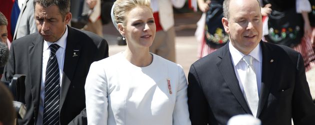 Fürstin Charlène und Albert II von Monaco Fürstin Charlène und Albert II von Monaco