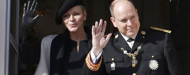 Fürstin Charlène und Albert II von Monaco Fürstin Charlène und Albert II von Monaco