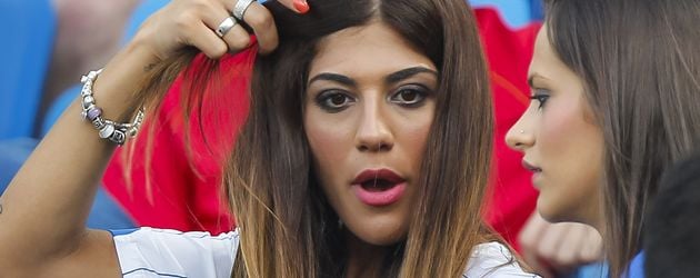Genoveffa Darone, die Ehefrau von Lorenzo Insigne, bei der WM 2014 Genoveffa Darone, die Ehefrau von Lorenzo Insigne, bei der WM 2014