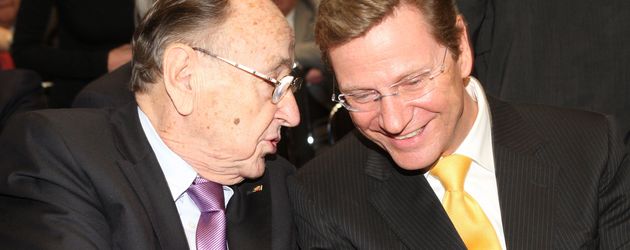 Guido Westerwelle und Hans-Dietrich Genscher Guido Westerwelle und Hans-Dietrich Genscher