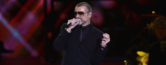 George Michael bei einem Konzert in Italien George Michael bei einem Konzert in Italien