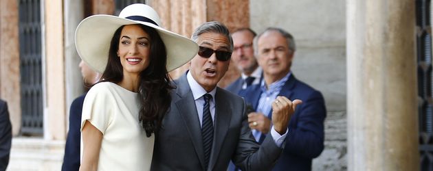 George Clooney und Amal Alamuddin George Clooney und Amal Alamuddin
