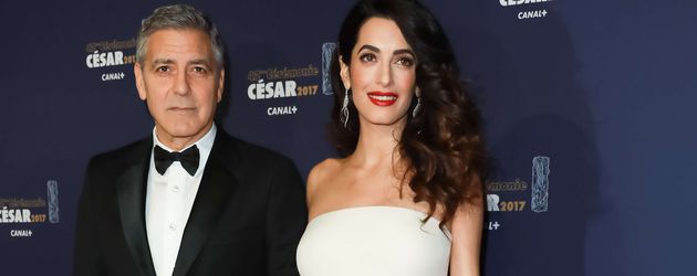 George und Amal Clooney bei der César Verleihung in Paris George und Amal Clooney bei der César Verleihung in Paris
