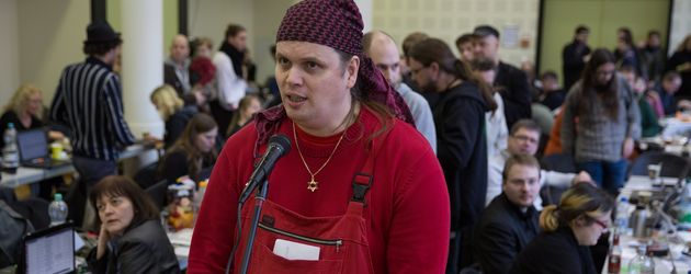 Gerwald Claus-Brunner beim Landesparteitag der Berliner Piratenpartei Gerwald Claus-Brunner beim Landesparteitag der Berliner Piratenpartei