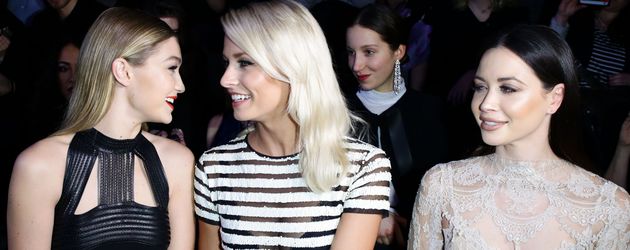 Gigi Hadid, Lena Gercke, Mandy Capristo und Berlin Fashion Week Gigi Hadid, Lena Gercke, Mandy Capristo und Berlin Fashion Week
