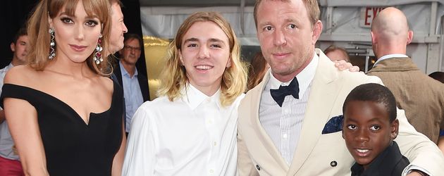 Rocco Ritchie, Guy Ritchie, Jacqui Ainsley und David Banda Mwale Rocco Ritchie, Guy Ritchie, Jacqui Ainsley und David Banda Mwale