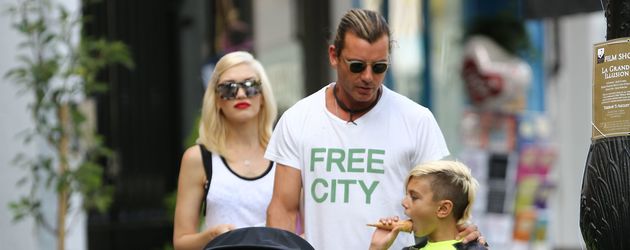 Gwen Stefani, Gavin Rossdale, Apollo Bowie Flynn Rossdale und Kingston Rossdale Gwen Stefani, Gavin Rossdale, Apollo Bowie Flynn Rossdale und Kingston Rossdale