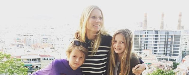 Gwyneth Paltrow mit ihren Kindern Moses und Apple Gwyneth Paltrow mit ihren Kindern Moses und Apple