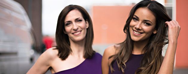 Ulrike Frank und Janina Uhse, GZSZ-Kolleginnen Ulrike Frank und Janina Uhse, GZSZ-Kolleginnen