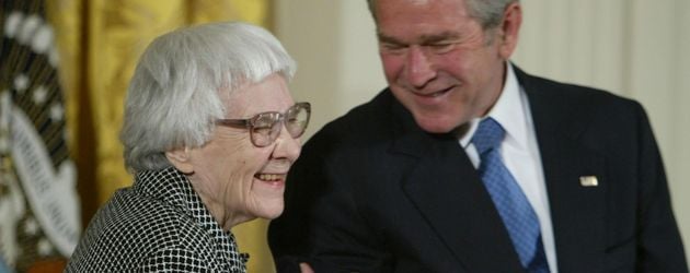 George W. Bush und Harper Lee George W. Bush und Harper Lee